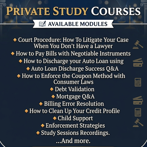 Private Study Courses Subscription Donation